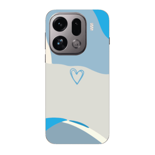 Oppo Find X9 Pro Mini Heart Transparent Silicone TPU Θήκη