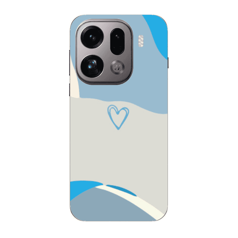 Oppo Find X9 Pro Mini Heart Transparent Silicone TPU Θήκη