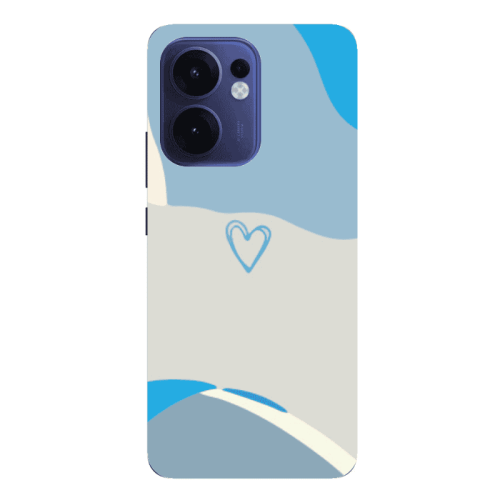 Oppo Reno13 FS Mini Heart Transparent Silicone TPU Θήκη
