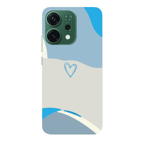 Oppo RENO 14 Mini Heart Transparent Silicone TPU Θήκη