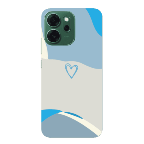 Oppo 14 F Mini Heart Transparent Silicone TPU Θήκη