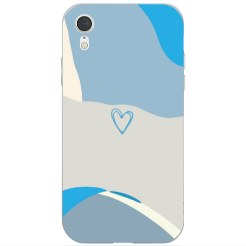 Apple iPhone Xr Mini Heart Transparent Silicone TPU Θήκη
