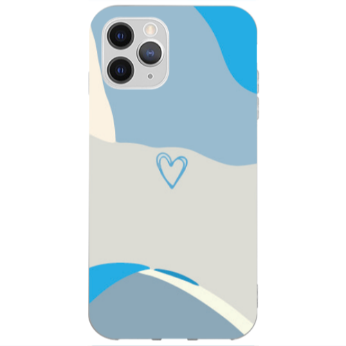 Apple iPhone 13 Pro Max Mini Heart Transparent Silicone TPU Θήκη
