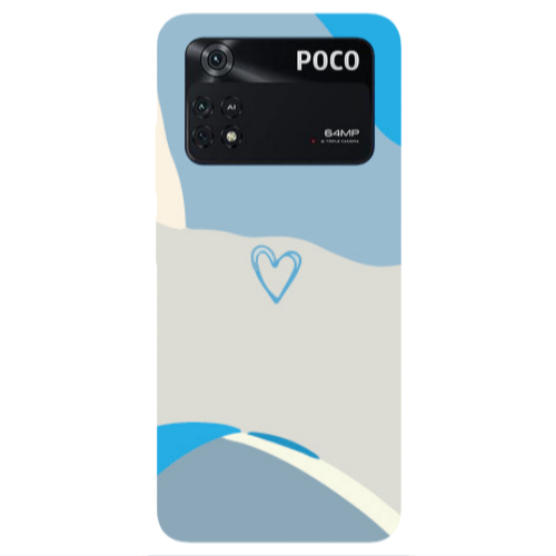 Xiaomi Poco M4 Pro 4G Mini Heart Transparent Silicone TPU Θήκη