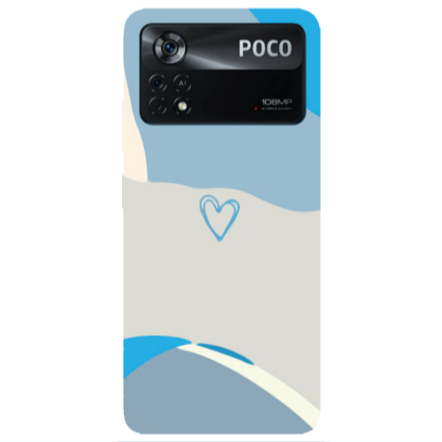 Xiaomi Poco X4 Pro Mini Heart Transparent Silicone TPU Θήκη