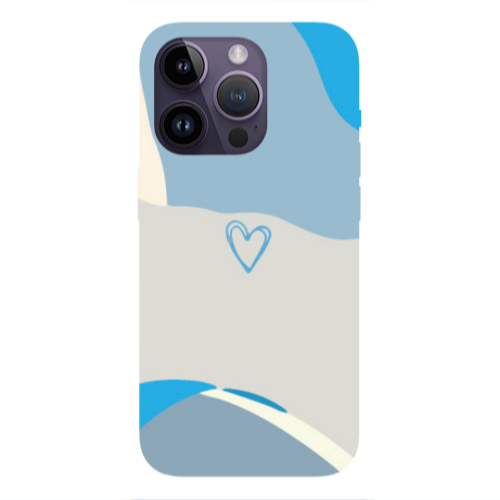 Apple iPhone 14 Pro  Mini Heart Transparent Silicone TPU Θήκη