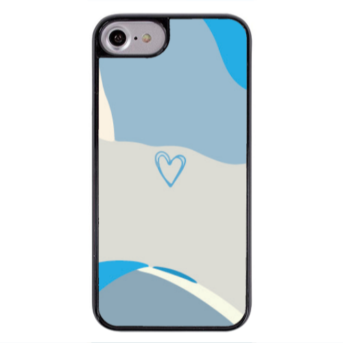 Apple iPhone 7 Mini Heart Black Glossy Θήκη