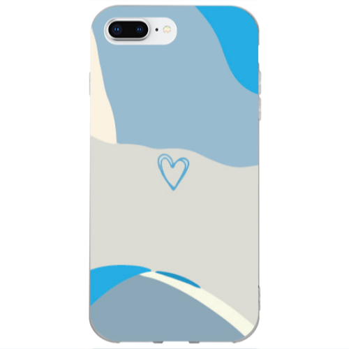 Apple iPhone 7 Plus Mini Heart Transparent Silicone TPU Θήκη