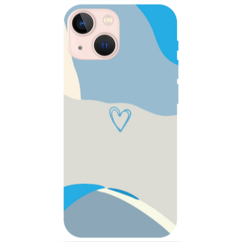 Apple iPhone 13 Mini Mini Heart Transparent Silicone TPU Θήκη