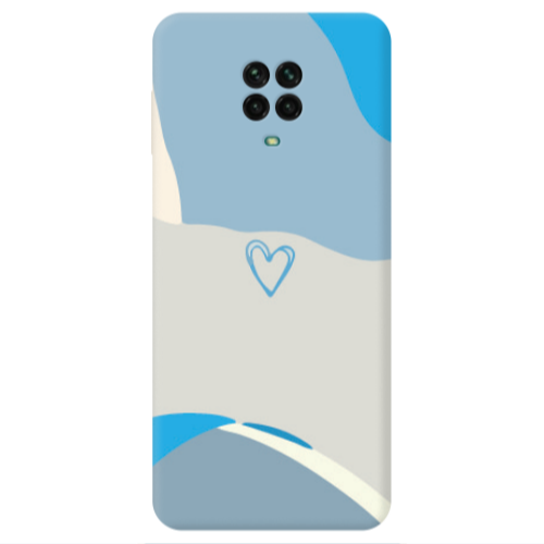 Xiaomi Redmi Note 9S Mini Heart Transparent Silicone TPU Θήκη