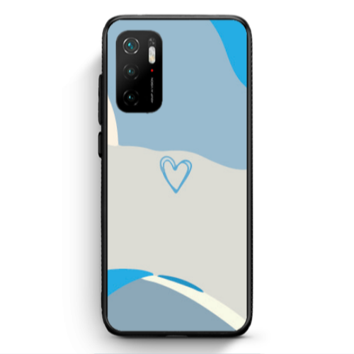 Xiaomi Poco M3 Pro Mini Heart Black Glossy Θήκη