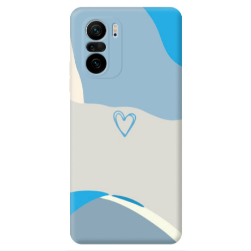 Xiaomi Poco F3 Mini Heart Transparent Silicone TPU Θήκη