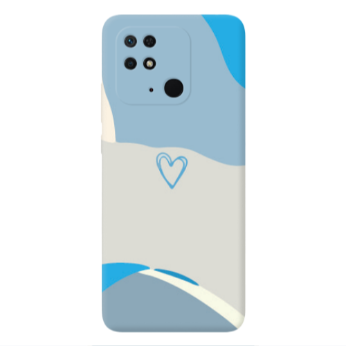 Xiaomi Poco C40 Mini Heart Transparent Silicone TPU Θήκη