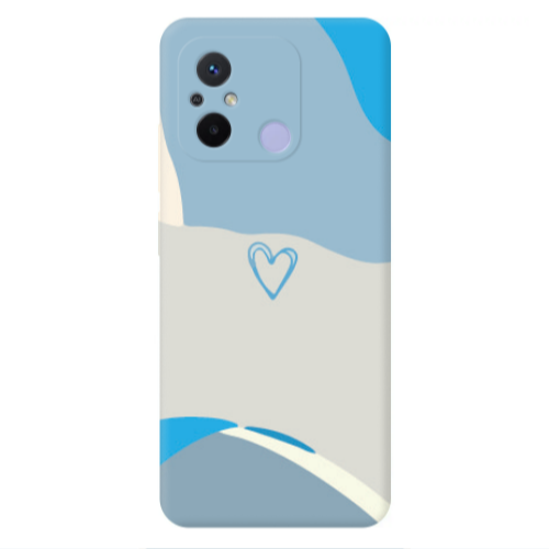 Xiaomi Redmi 12C Mini Heart Transparent Silicone TPU Θήκη
