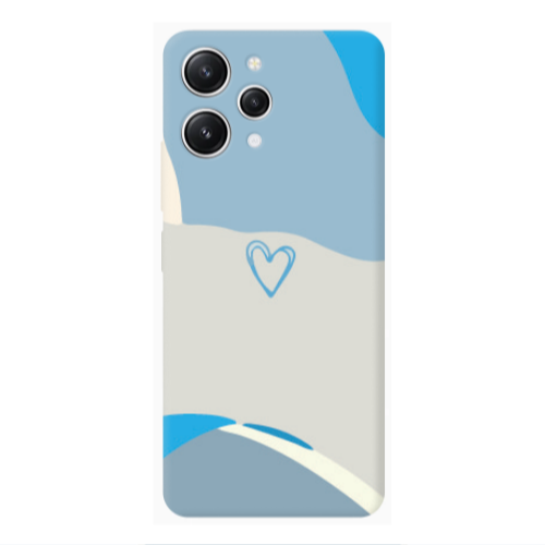 Xiaomi Redmi 12 Mini Heart Transparent Silicone TPU Θήκη