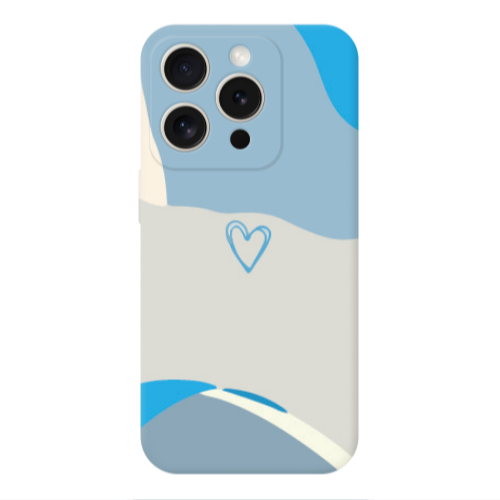 Apple iPhone 15 Pro Max Mini Heart Transparent Silicone TPU Θήκη