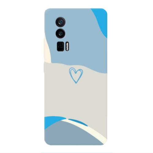 Xiaomi Poco F5 Pro Mini Heart Transparent Silicone TPU Θήκη