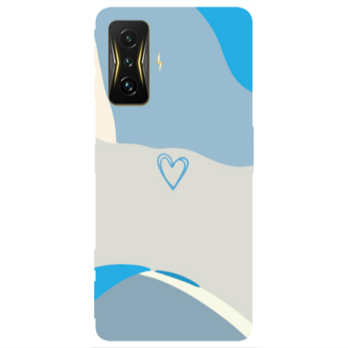 Xiaomi Poco F4 Gt Mini Heart Transparent Silicone TPU Θήκη