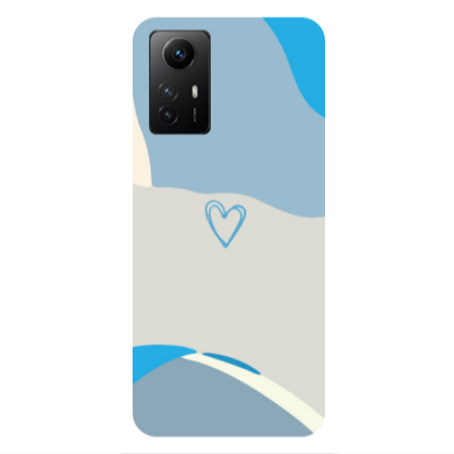 Xiaomi Redmi Note 12s Mini Heart Transparent Silicone TPU Θήκη