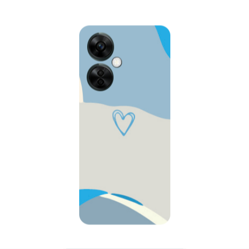 Oneplus Nord CE 3 Lite 5G Mini Heart Transparent Silicone TPU Θήκη