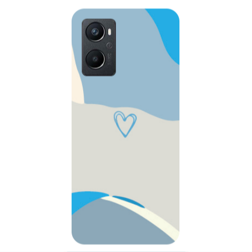 Oppo A 96 Mini Heart Transparent Silicone TPU Θήκη