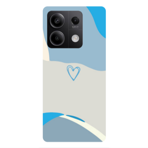 Xiaomi Redmi Note 13 5G Mini Heart Transparent Silicone TPU Θήκη