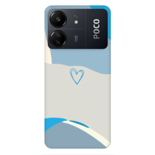 Xiaomi Poco C65 Mini Heart Transparent Silicone TPU Θήκη