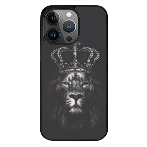 Apple iPhone 13 Pro Max Lion King Black Glossy Θήκη