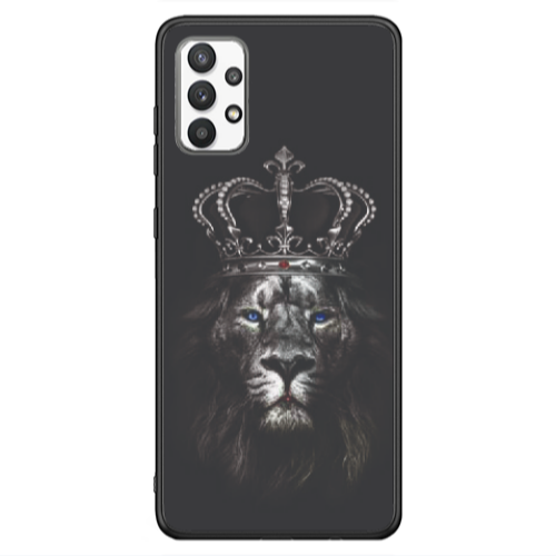 Samsung A13 4G Lion King Black Glossy Θήκη
