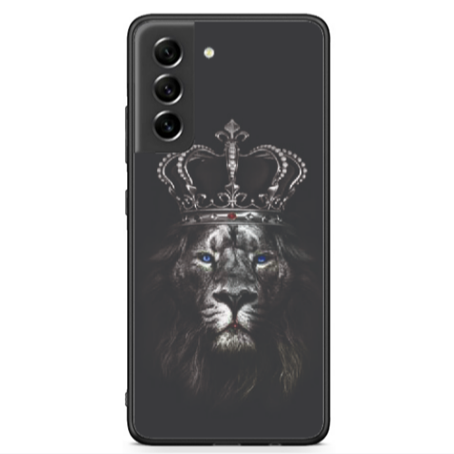 Samsung S21 FE Lion King Black Glossy Θήκη
