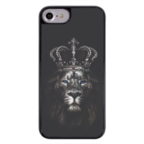 Apple iPhone 7 Lion King Black Glossy Θήκη