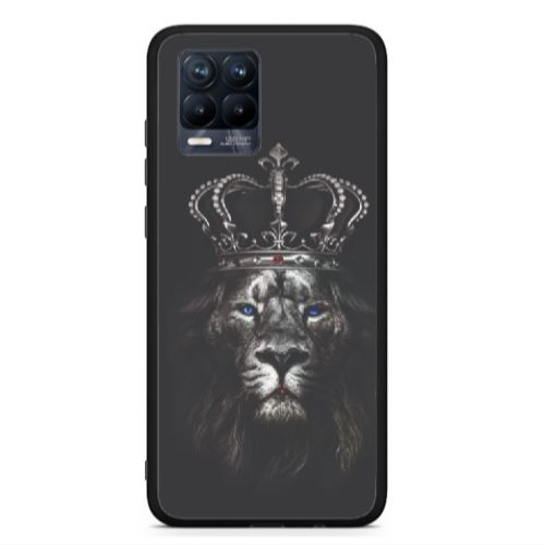 Realme 8  Lion King Black Glossy Θήκη