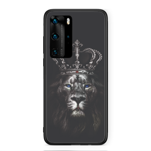 Huawei P40 Pro Lion King Black Glossy Θήκη