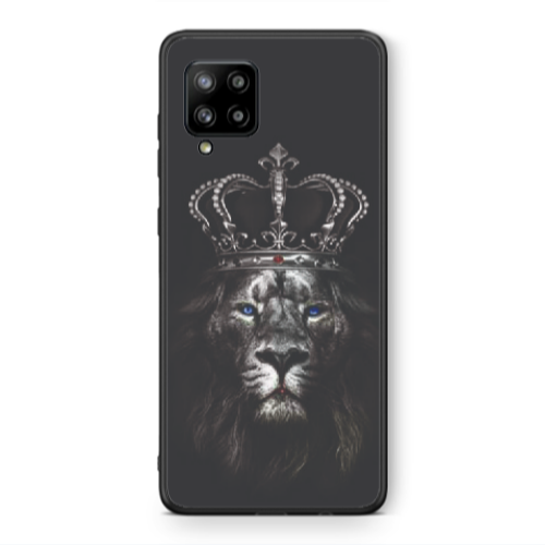 Samsung A42 5G Lion King Black Glossy Θήκη