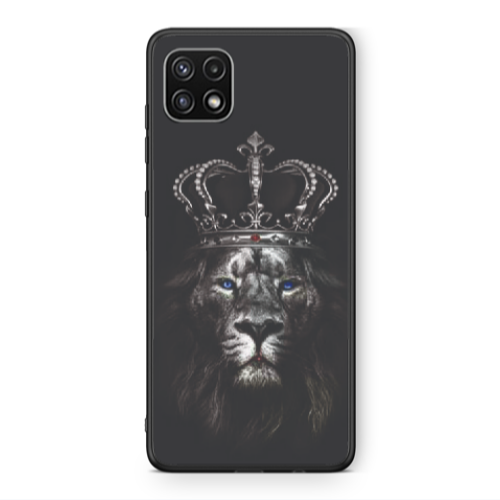 Samsung A22 5G Lion King Black Glossy Θήκη