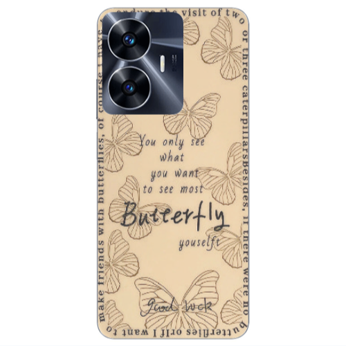 Realme Note 50 You Only See Transparent Silicone TPU Θήκη