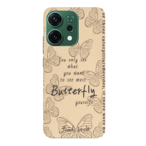 Oppo RENO 14 You Only See Transparent Silicone TPU Θήκη