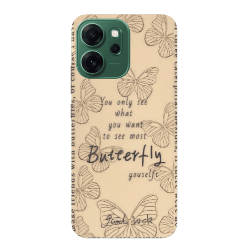 Oppo 14 F You Only See Transparent Silicone TPU Θήκη