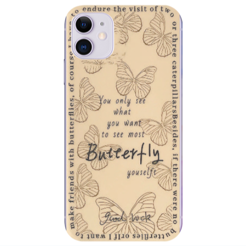Apple iPhone 11  You Only See Transparent Silicone TPU Θήκη