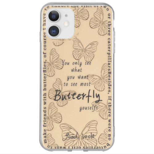 Apple iPhone 12 You Only See Transparent Silicone TPU Θήκη