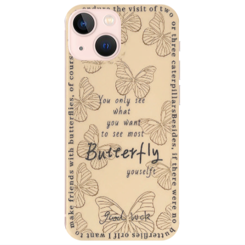 Apple iPhone 13 You Only See Transparent Silicone TPU Θήκη