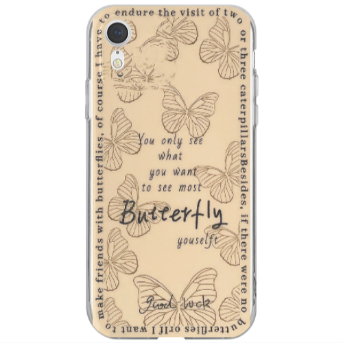 Apple iPhone Xr You Only See Transparent Silicone TPU Θήκη