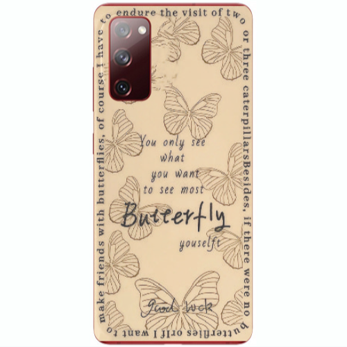 Samsung S20 FE You Only See Transparent Silicone TPU Θήκη