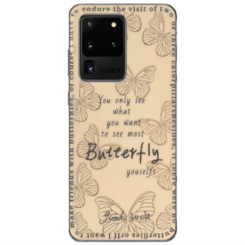 Samsung S20 Ultra You Only See Transparent Silicone TPU Θήκη