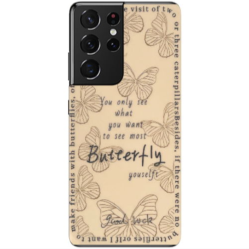 Samsung S21 Ultra You Only See Transparent Silicone TPU Θήκη