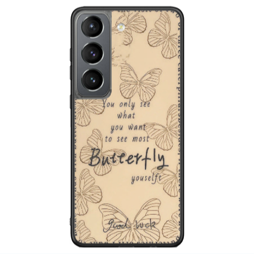 Samsung S21 Ultra You Only See Black Glossy Θήκη