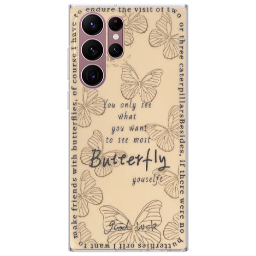 Samsung S22 Ultra You Only See Transparent Silicone TPU Θήκη