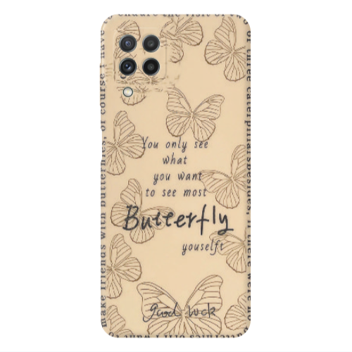 Samsung A22 4G You Only See Transparent Silicone TPU Θήκη