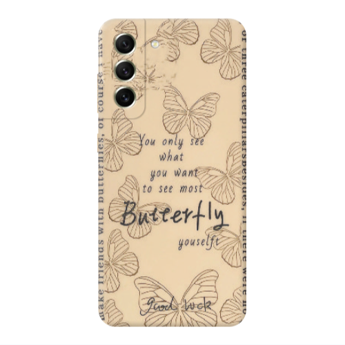 Samsung S21 FE You Only See Transparent Silicone TPU Θήκη