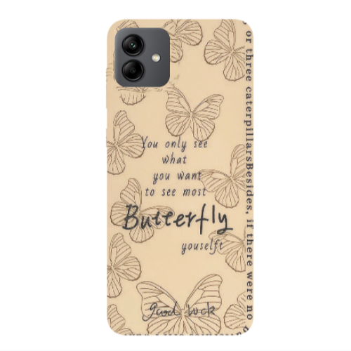 Samsung A04 You Only See Transparent Silicone TPU Θήκη